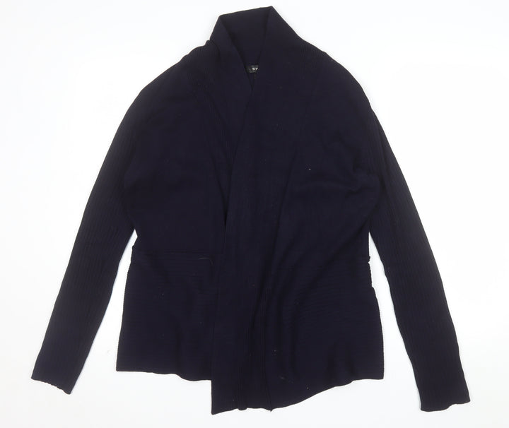 89th & Madison Women's Black Knit Open Cardigan M