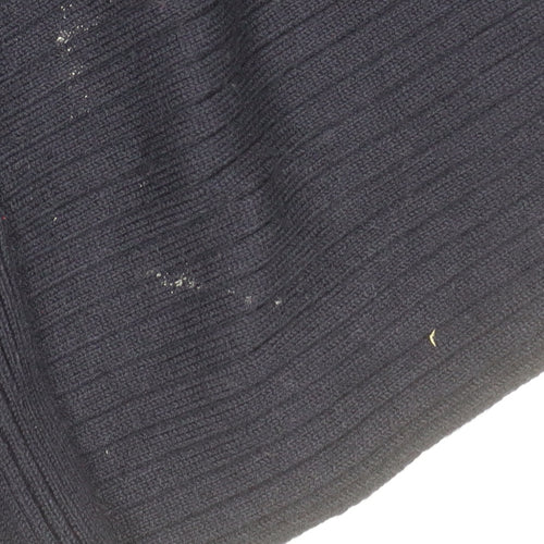 89th & Madison Women's Black Knit Open Cardigan M