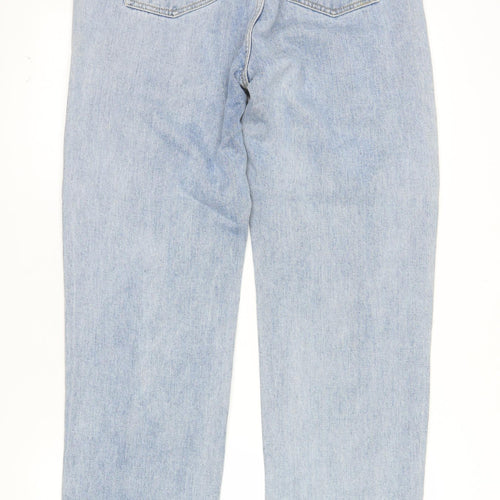 MOMOKROM Women's Blue High Rise Straight Jeans Size 12