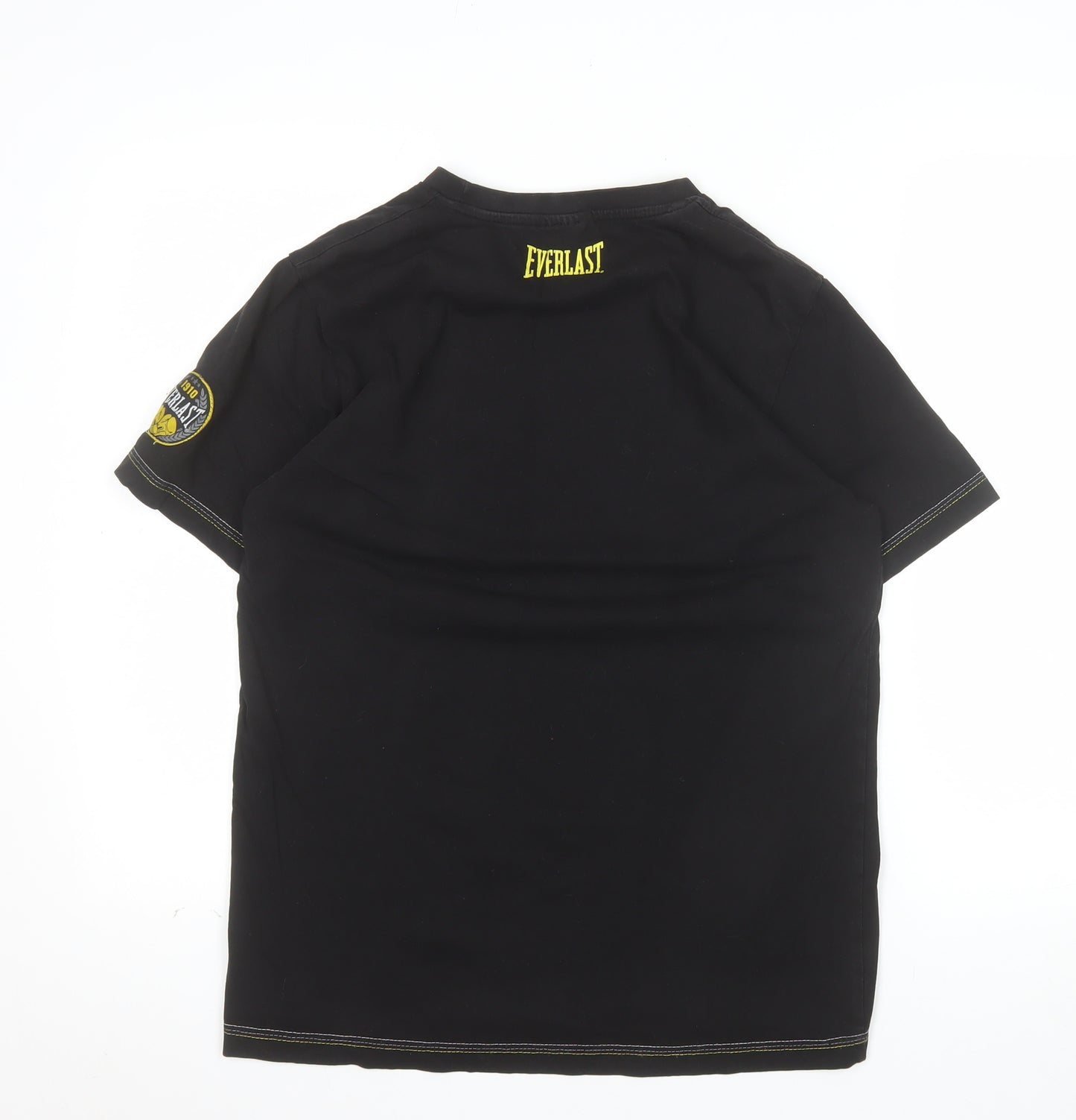 Everlast Men's Black Boxing Graphic Crew Neck T-Shirt Size S