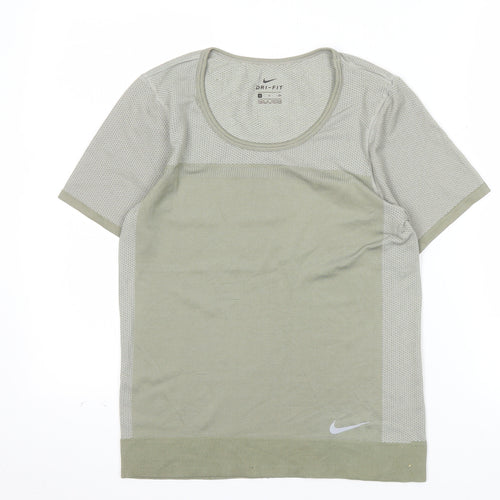 Nike Women's Green Dri-FIT Short Sleeve Athletic T-Shirt Size S