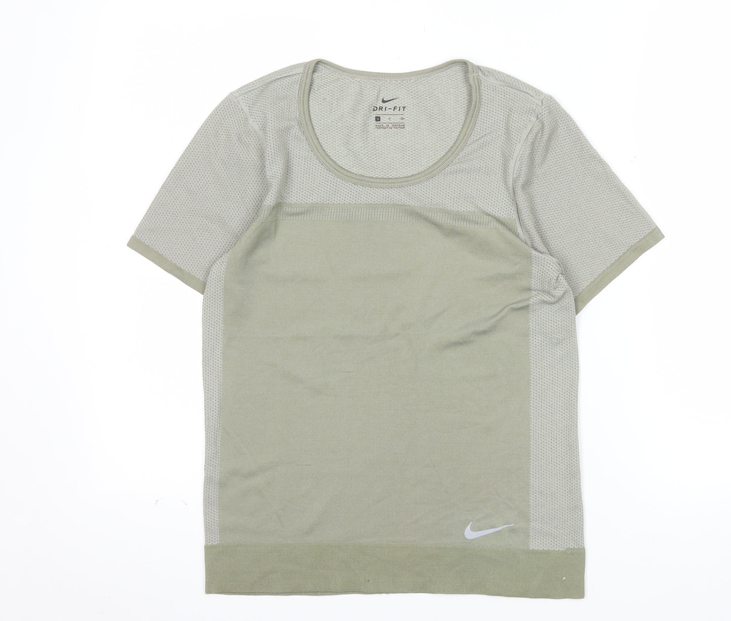 Nike Women's Green Dri-FIT Short Sleeve Athletic T-Shirt Size S