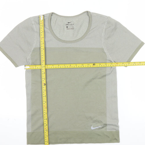 Nike Women's Green Dri-FIT Short Sleeve Athletic T-Shirt Size S