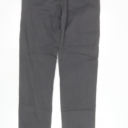 Denim Co Men's Grey Slim Fit Stretch Chino Trousers W32 L34