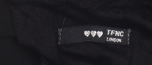 TFNC London Women's Black Sequin Bodycon Dress Size S