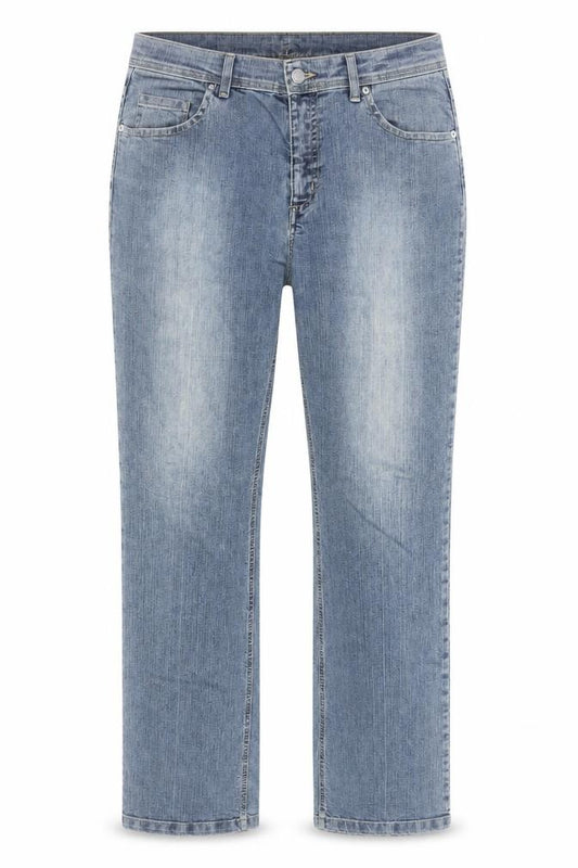One Touch Women’s Blue Straight Leg Mid Rise Jeans Size 18