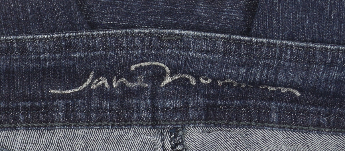 Jane Norman Womens Blue Skinny Stretch Studded Jeans Size 10