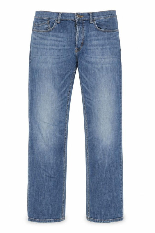 George Men Blue Straight Denim Jeans 34W 33L Regular Fit