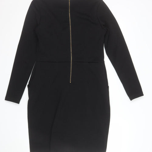George Women’s Black Bodycon Knee Length Dress Size 14