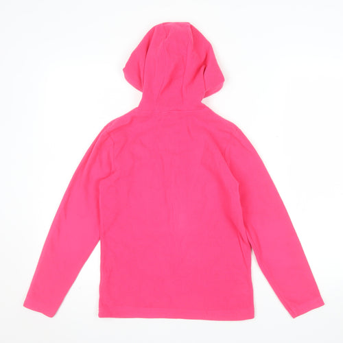 Mountain Warehouse Girls Pink Fleece Pullover Hoodie 9-10 Years