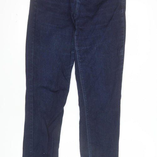 BLUE 73 Women's Blue Skinny Jeans Size 14 Regular Stretch Denim