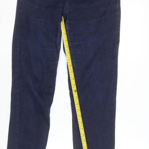 BLUE 73 Women's Blue Skinny Jeans Size 14 Regular Stretch Denim