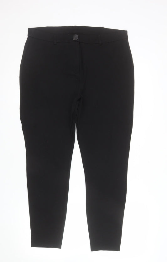 Dorothy Perkins Women’s Black Slim Fit Stretch Trousers UK 16