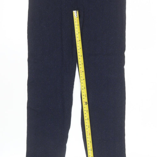 Falmer Heritage Women Blue Knit Cotton Stretch Leggings Size 12