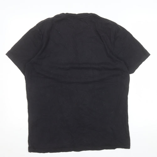 Billabong Men’s Black Cotton Graphic Surf T-Shirt Size M Regular Fit