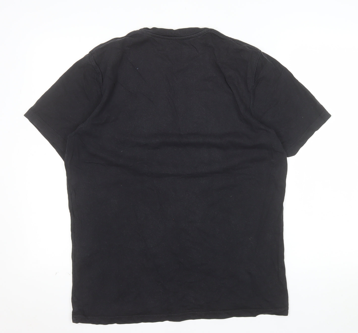 Billabong Men’s Black Cotton Graphic Surf T-Shirt Size M Regular Fit