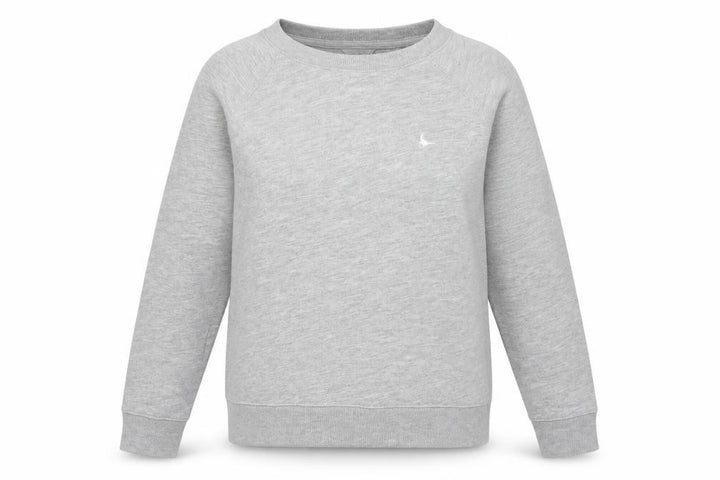 Jack Wills Women Grey Cotton Crew Neck Pullover Sweatshirt UK 10