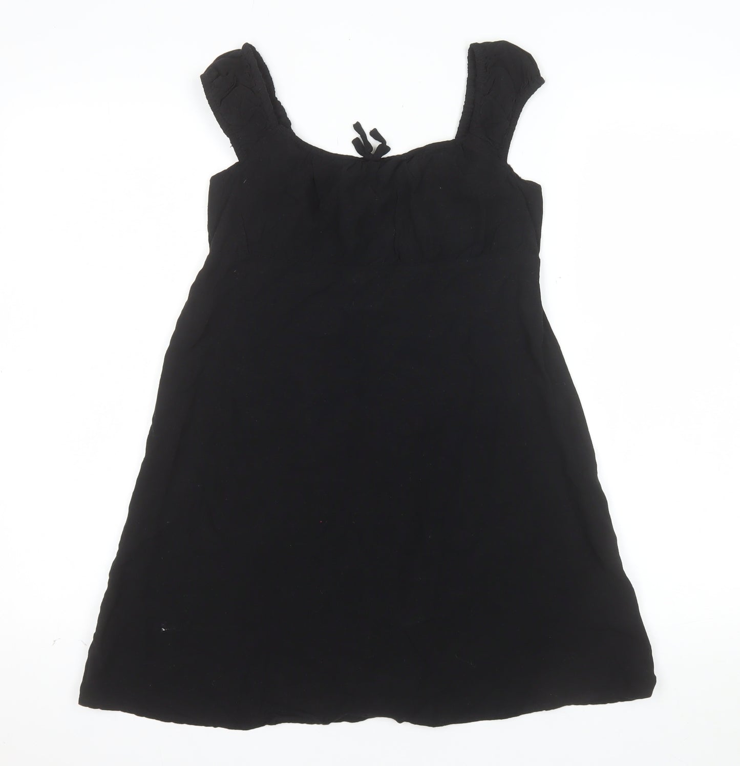 Primark Girls Black A-Line Sleeveless Summer Dress 10-11 Years