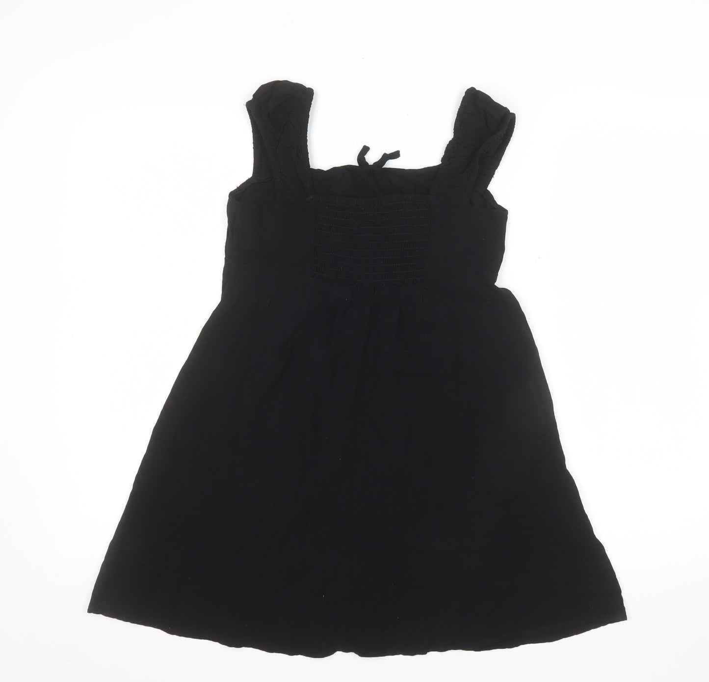 Primark Girls Black A-Line Sleeveless Summer Dress 10-11 Years