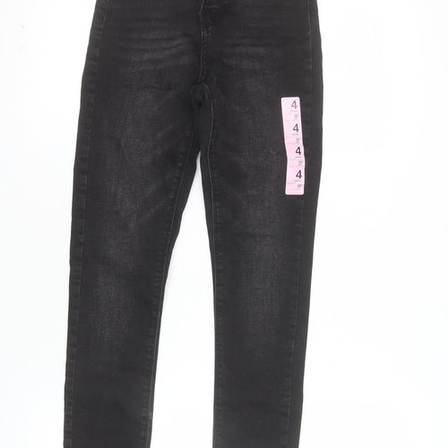 Denim Co Womens Black Size 4 Skinny High Rise Stretch Jeans