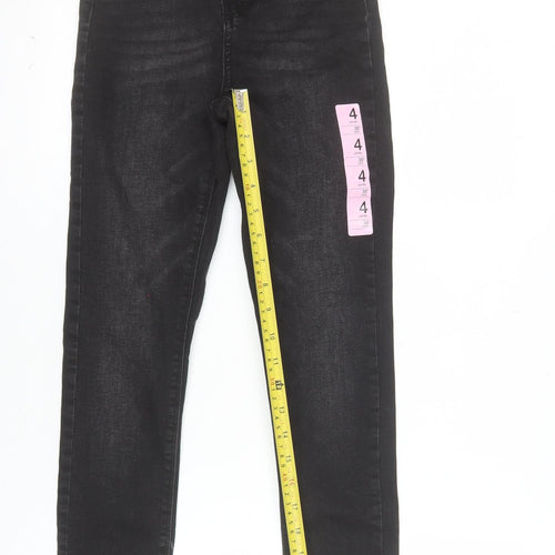 Denim Co Womens Black Size 4 Skinny High Rise Stretch Jeans
