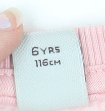 Tu Kids Girls Pink Awesome Fleece Sweatshirt 6 Years Long Sleeve Pullover