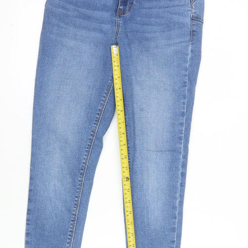 New Look Womens Blue Lift & Shape Skinny Jeans Size 8 Short