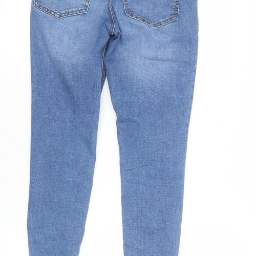 New Look Womens Blue Lift & Shape Skinny Jeans Size 8 Short