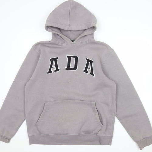 Adanola Womens Grey Pullover Hoodie XL Relaxed Fit Casual