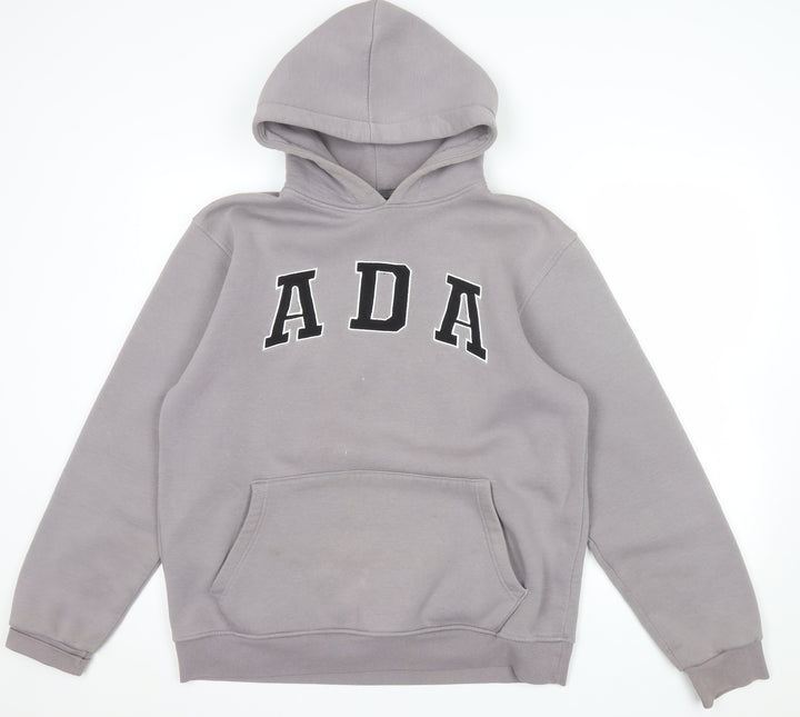 Adanola Womens Grey Pullover Hoodie XL Relaxed Fit Casual