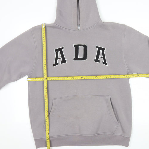 Adanola Womens Grey Pullover Hoodie XL Relaxed Fit Casual