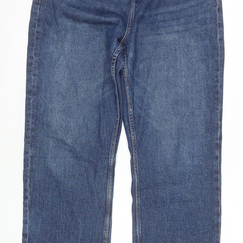 Primark Women's Blue Straight Leg Denim Jeans Size 14