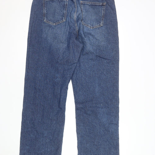 Primark Women's Blue Straight Leg Denim Jeans Size 14