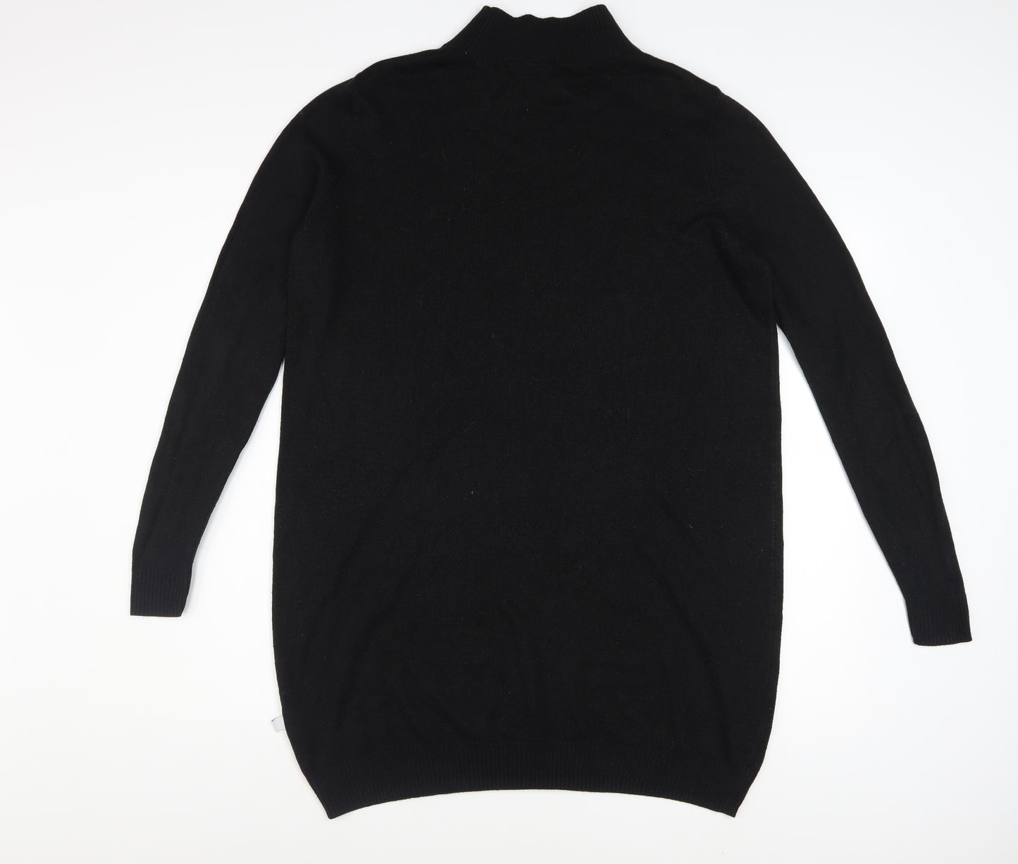 Collusion Women's Black High Neck Long Sleeve Jumper Dress Size 10