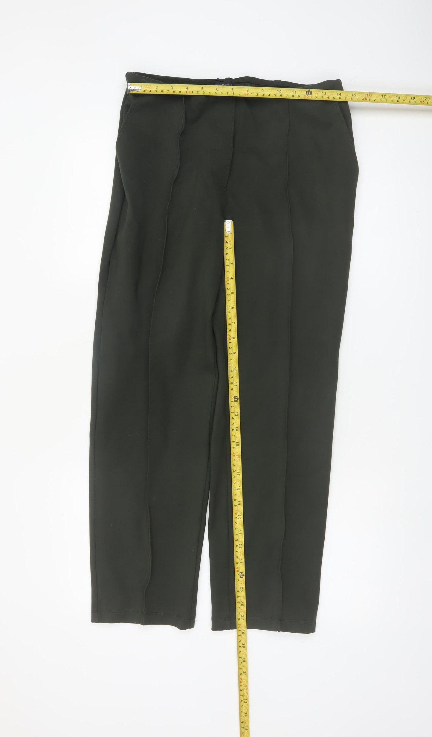 Marks and Spencer Women Brown Size 14 Stretch Trousers