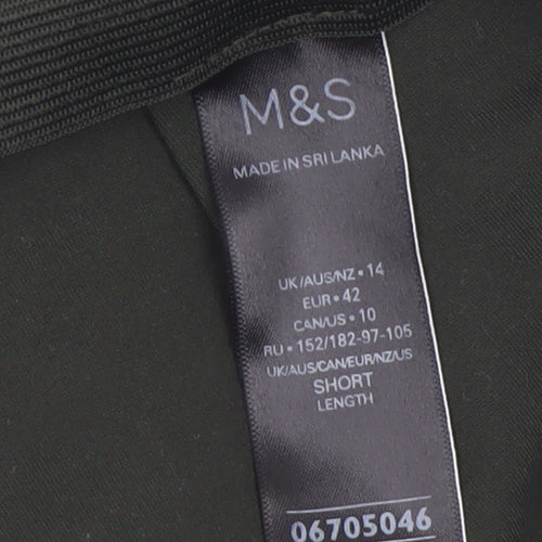 Marks and Spencer Women Brown Size 14 Stretch Trousers