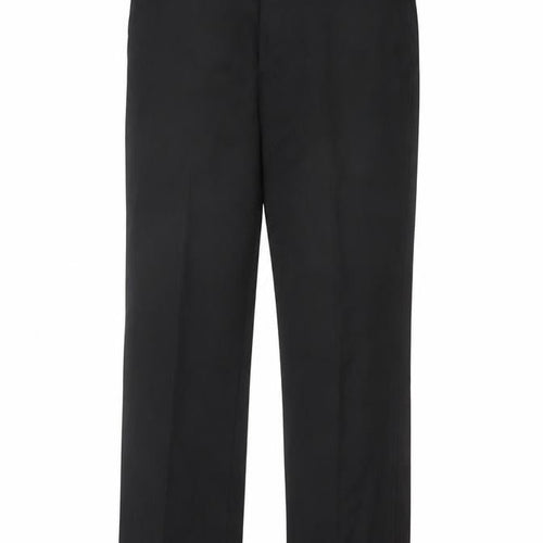 Alfani Men's Black Slim Fit Dress Trousers 36x32 Polyester Blend