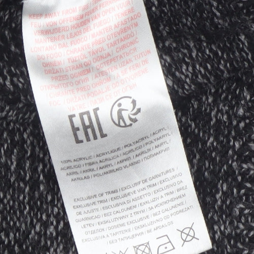 Tokyo Laundry Men's Grey 1/2 Zip High Neck Knit Jumper Size L