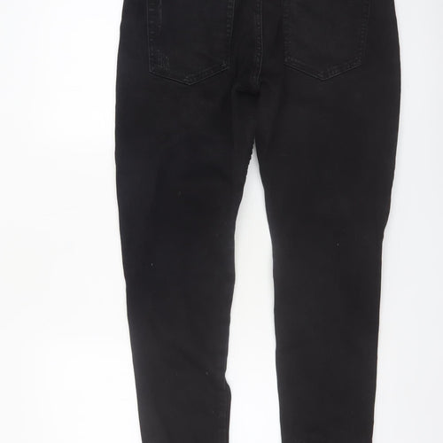 Connor Men's Black Slim Fit Cuffed Stretch Jeans Size 32