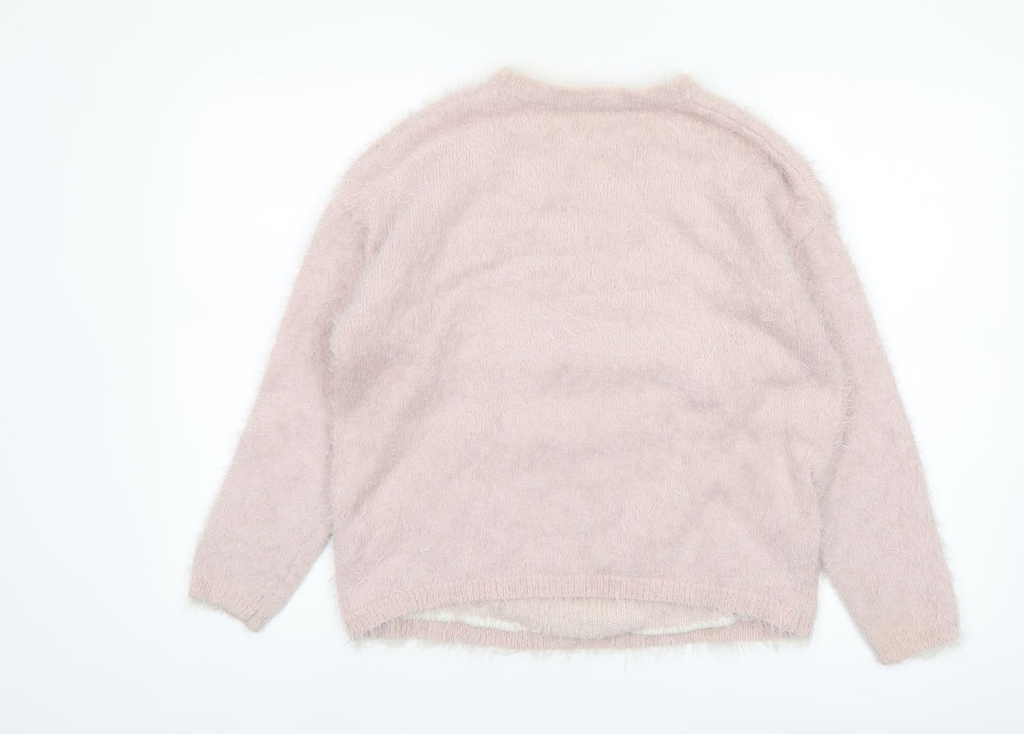 Disney Women Pink Thumper Long Sleeve Knit Jumper Medium