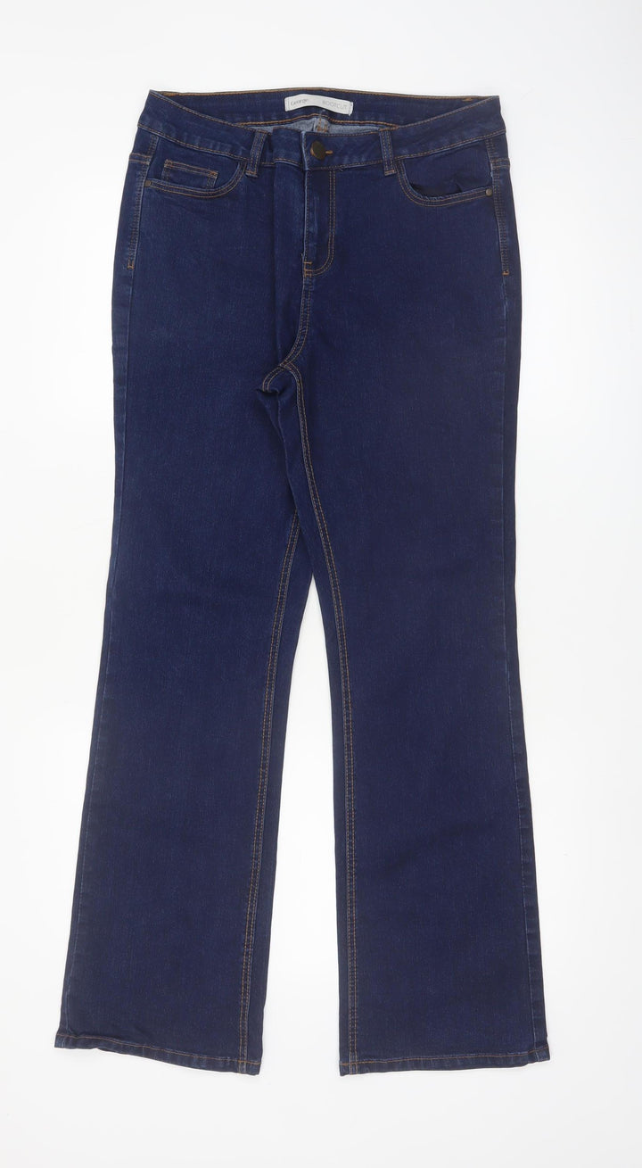 George Women’s Blue Bootcut Jeans Size 14 Regular Fit Denim