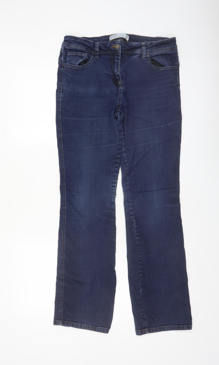 Next Women's Blue Bootcut Denim Jeans Size 14 Regular
