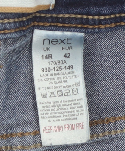 Next Women's Blue Bootcut Denim Jeans Size 14 Regular