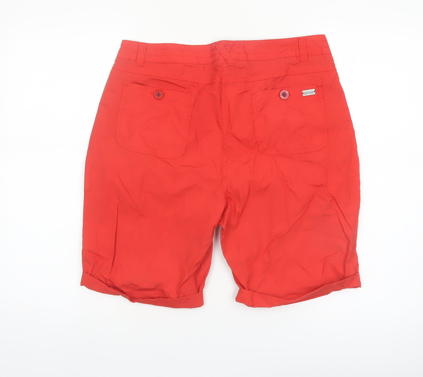 Regatta Women’s Red Chino Shorts Size 12 Cotton Lightweight Outdoor