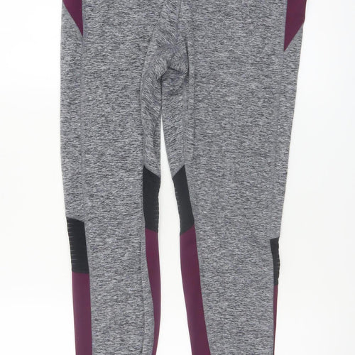 Marks and Spencer Womens Grey Leggings Size 12 Activewear Trousers