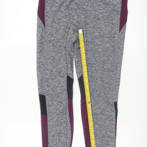Marks and Spencer Womens Grey Leggings Size 12 Activewear Trousers