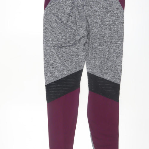 Marks and Spencer Womens Grey Leggings Size 12 Activewear Trousers