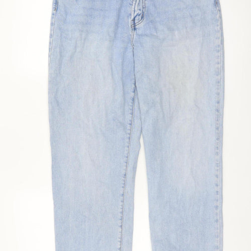 Primark Women Light Blue 14 Mom Jeans High Rise Denim