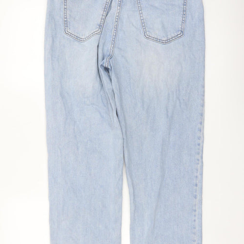 Primark Women Light Blue 14 Mom Jeans High Rise Denim
