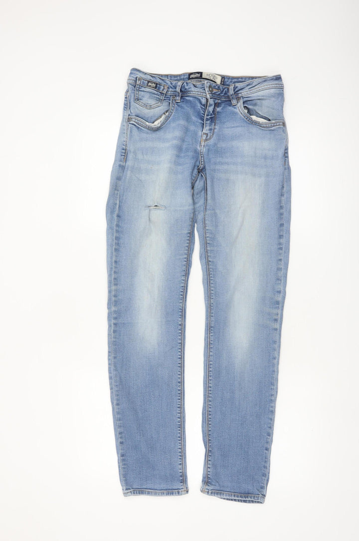 Superdry Women's Blue Mogen Slim Fit Jeans Size 12